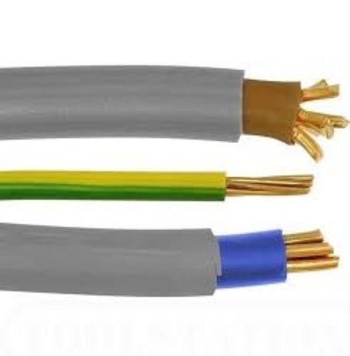 3 Meter x 25mm Blue & Brown, 16mm  Green/Yellow Earth Tails Pack